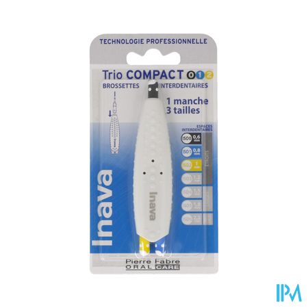 Inava Trio Compact Brossette 0/1/2 Manche 2 + Tete 6