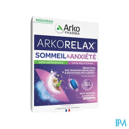 ARKORELAX SOMMEIL ANXIETE CPR 15