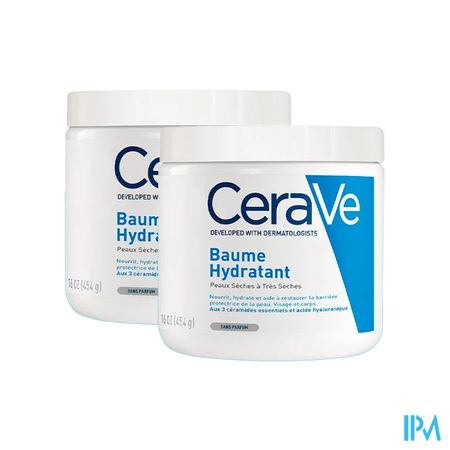 Cerave Baume Hydratant Pot 454ml X2