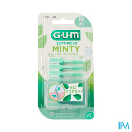 Gum Softpicks Comfort Flex Medium Mint 40