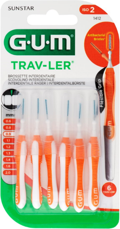 Gum Trav-ler Brosse Interdent. 0,9mm 6 1412m6
