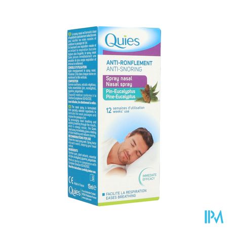 Quies A/ronflement Pin-eucalyptus Spray Nasal 15ml