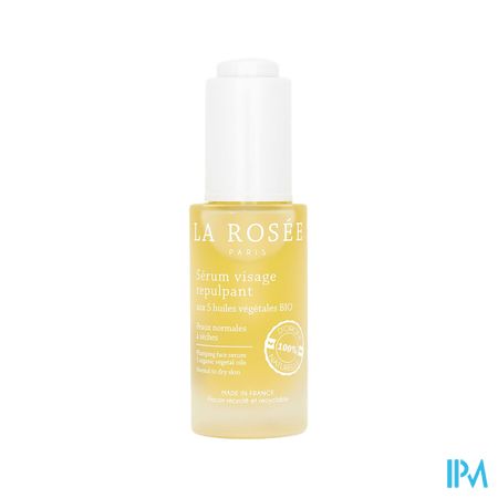 La Rosee Serum Visage Repulpant Aux 4 Huiles Vegetales 30ml