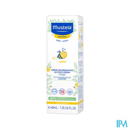 Mustela Bebe Enfant Creme Nourrissant Au Cold Cream A La Cire D Abeille Bio 40ml
