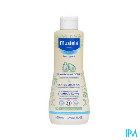 Mustela Bebe Enfant Shampooing Doux A l Avocat Bio 500ml