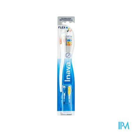 Inava Flex 1/2/3 Brossette Interdentaire Manche Long X3