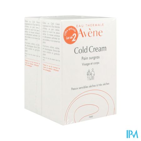 Eau Thermale Avene Cold Cream Pain Surgras 100g X2