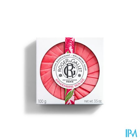 Roger Gallet Gingembre Rouge Savon Bienfaisant 100g