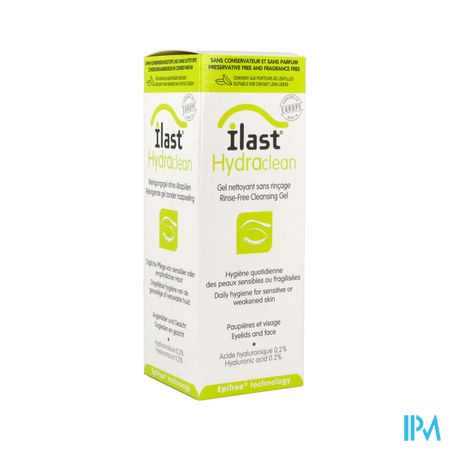 Ilast Hydra Gel Nettoyant Paupieres Cils 50ml