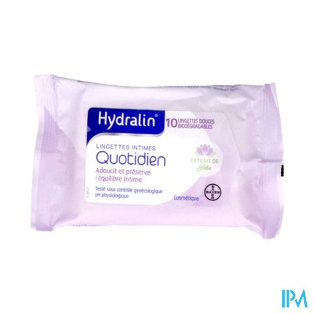 Hydralin Quotidien Lingette Intime 10