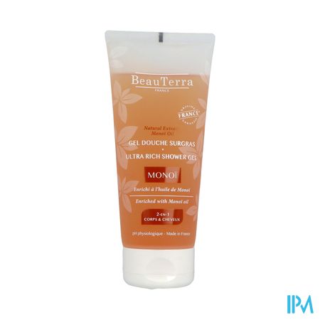Beauterra Gel Douche Surgras Monoi 200ml