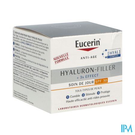 Eucerin Hyaluron Filler +3x Effect Spf30 Creme Jour 50ml