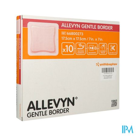 Allevyn Gentle Border Pansement 17cm5 X 17cm5 10