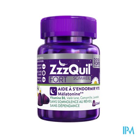 Zzzquil Fort Sommeil Fruits Des Bois Gommes 30