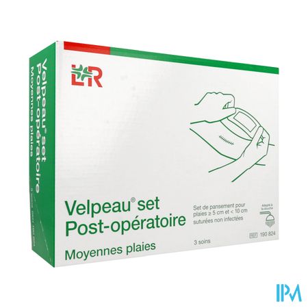 Velpeau Set Post Operatoire Moyennes Plaies Nettoyage Et Recouvrement 3