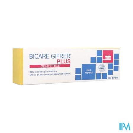 Bicare Gifrer Plus Dentifrice Menthol 75ml