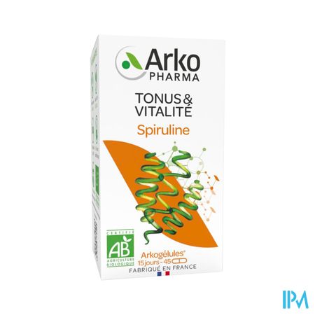 Arkogelules Spiruline Bio Caps 45
