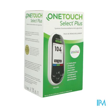 One Touch Select Plus Pack Renouvellement Lecteur De Glycemie