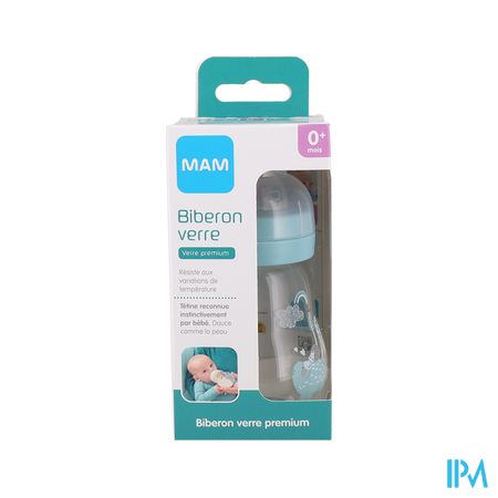 Mam Biberon Verre 170ml Aqua Tetine Debit 1