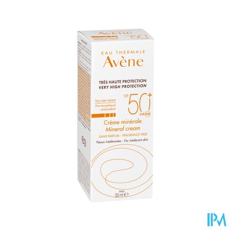 Eau Thermale Avene Solaire Creme Minerale Spf50+ 50ml