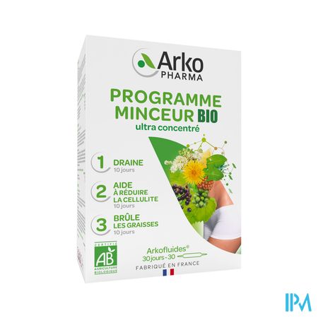 Arkopharma Arkofluides Bio Programme Minceur Ampoule Buvable 10ml 30