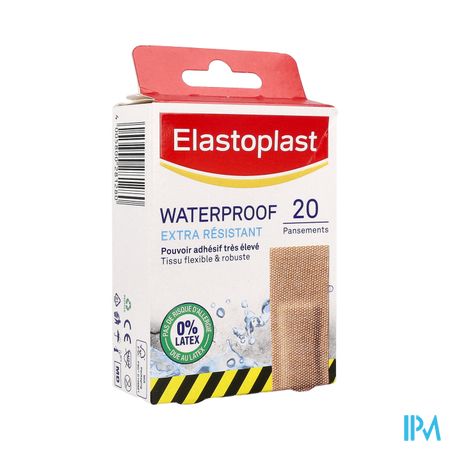 Elastoplast Waterproof Pansement Tissu Resistant 20