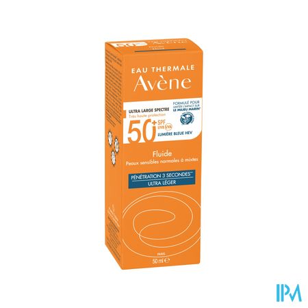 Eau Thermale Avene Solaire Fluide Spf50+ 50ml