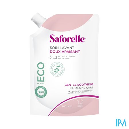 Saforelle Soin Lavant Doux Eco Recharge 400ml