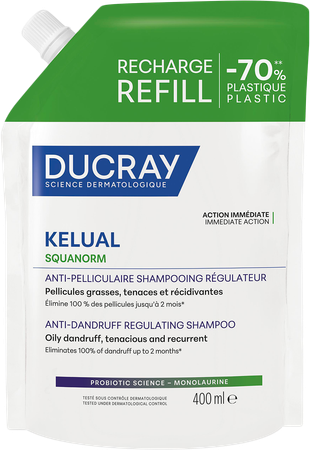 SQUANORM SH PELLIC GRAS RECH 400ML