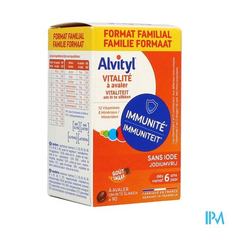 Alvityl Vitalite A Avaler Comprime 90