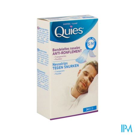 Quies Antironflement Bandelette Nasale Petit 24