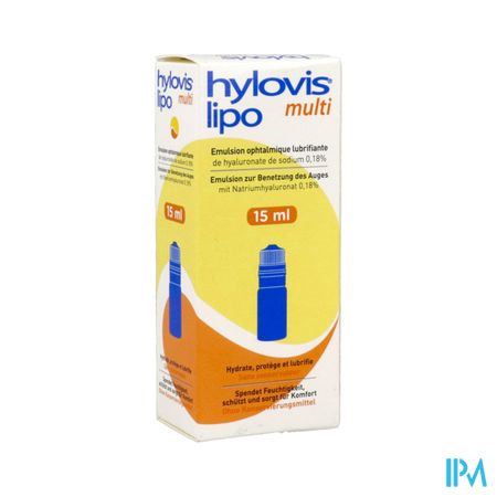 Hylovis Lipo Multi Emulsion Ophtalmiq Lubrif 15ml