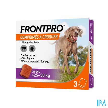 Frontpro Antiparasitaire Chien 25/50kg Comprime 3