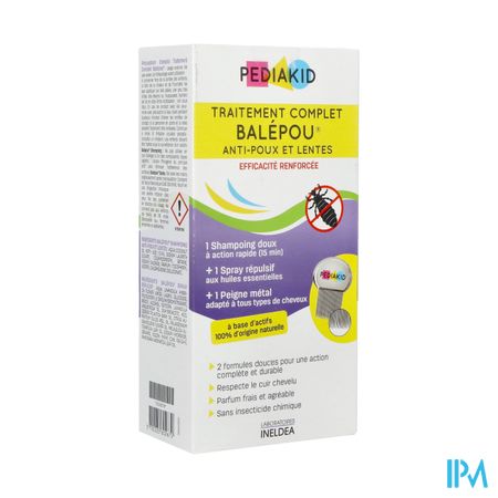 Ineldea Pediakid Balepou Solution 100ml + Shamp 200ml +pei