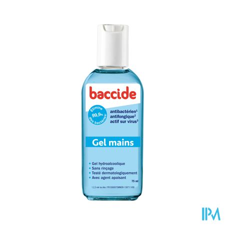 Cooper Baccide Gel Sans Rincage Mains Bleu 30ml