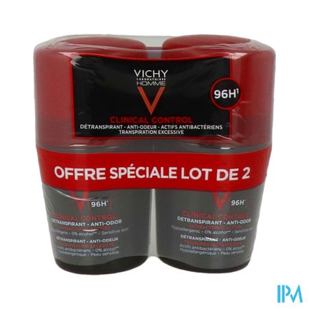 VICHY H DEOD A/OD 96H ROLLON 50ML2
