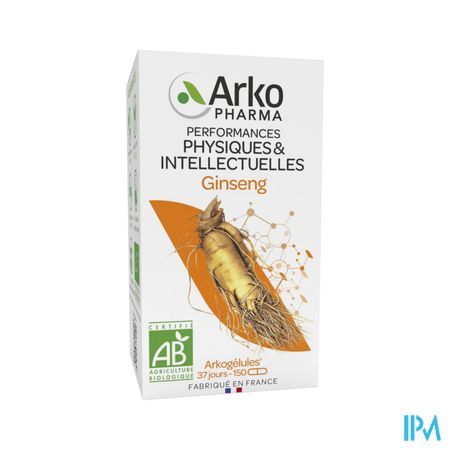Arkopharma Arkogelules Ginseng Bio Gelule 150