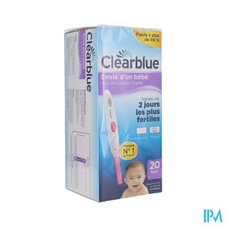 Clearblue Test D'ovulation Digital 1 Hormone 20