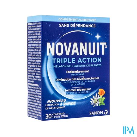 Novanuit Triple Action Comprime 30