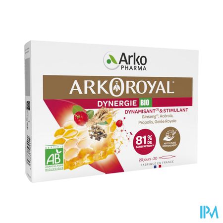 Arkopharma Arkoroyal Dynergie Bio Ampoule 20