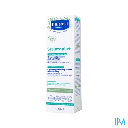 Mustela Famille Stelatopia+ Creme Relipidante Antigrattage 150ml