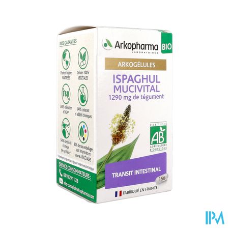 Arkopharma Arkogelules Mucivital Ispaghul Bio Gelule 150