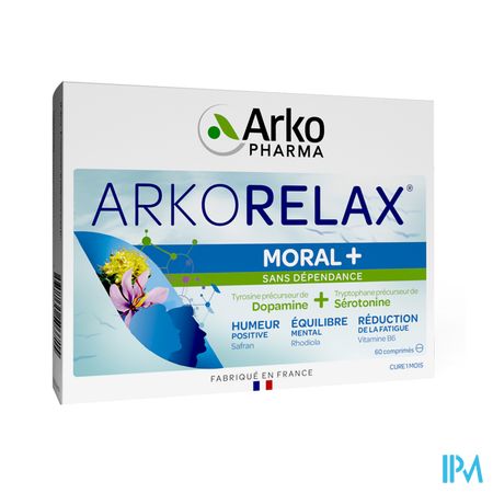 Arkopharma Arkorelax Moral+ Comprime 60