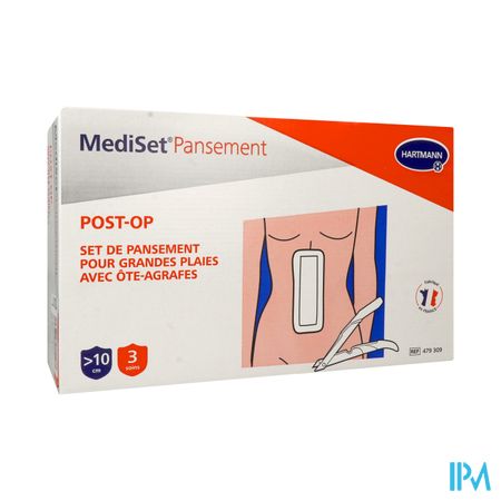 Hartmann Mediset Pansement Postop Grande Plaie Suturee Avec Ote Agrafe 3