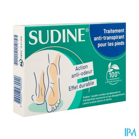 Sudine Poudre Antitranspirante Pieds Sachet 6