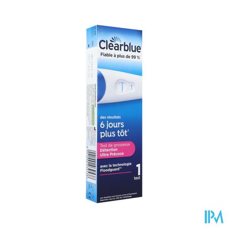 Clearblue Test De Grossesse Detection Ultra Precoce Visuel X1