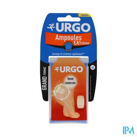 Urgo Ampoules Extreme Pansement Hydrocolloide Grand Format X5