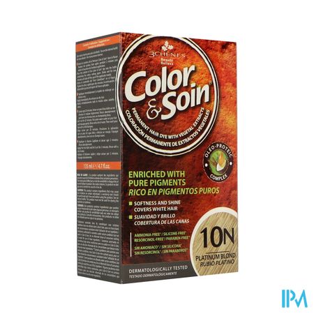 Color Soin 10n Blond Platine Etui 60ml X2