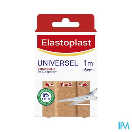 Elastoplast Universel Pansement Tissu Bande A Decouper 10cm X 6cm 10