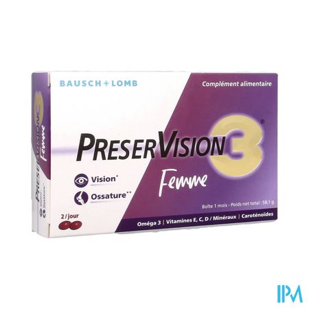 PRESERVISION 3 FEMME CAPS 60